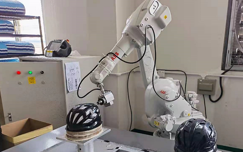 2. Helmet robot trimming